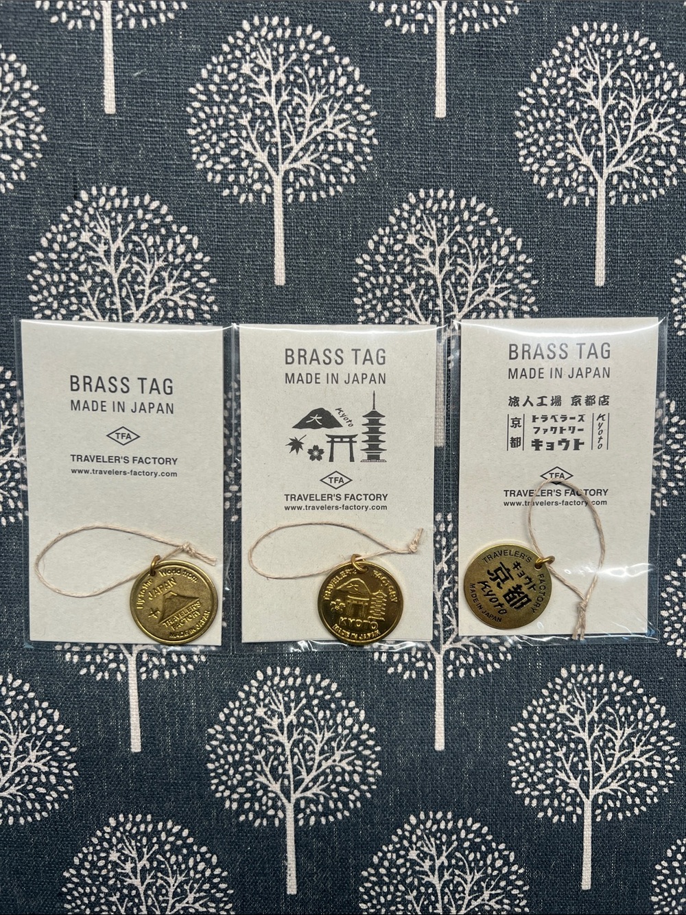 Traveler's Factory Brass Tag Set - Gold